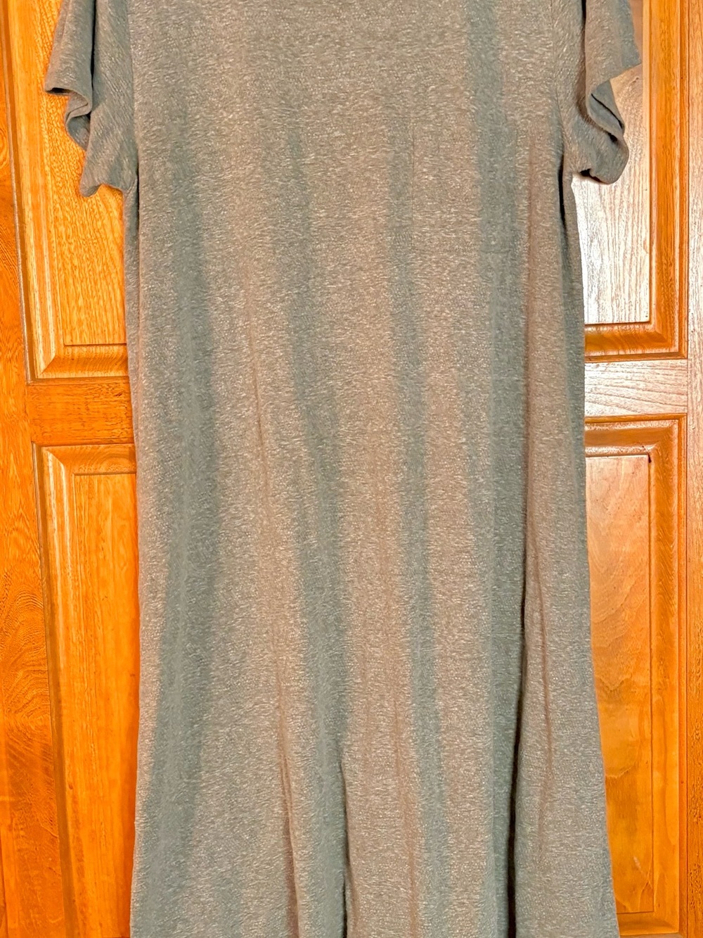 LuLaRoe textured pale, green Carly Dress 2X